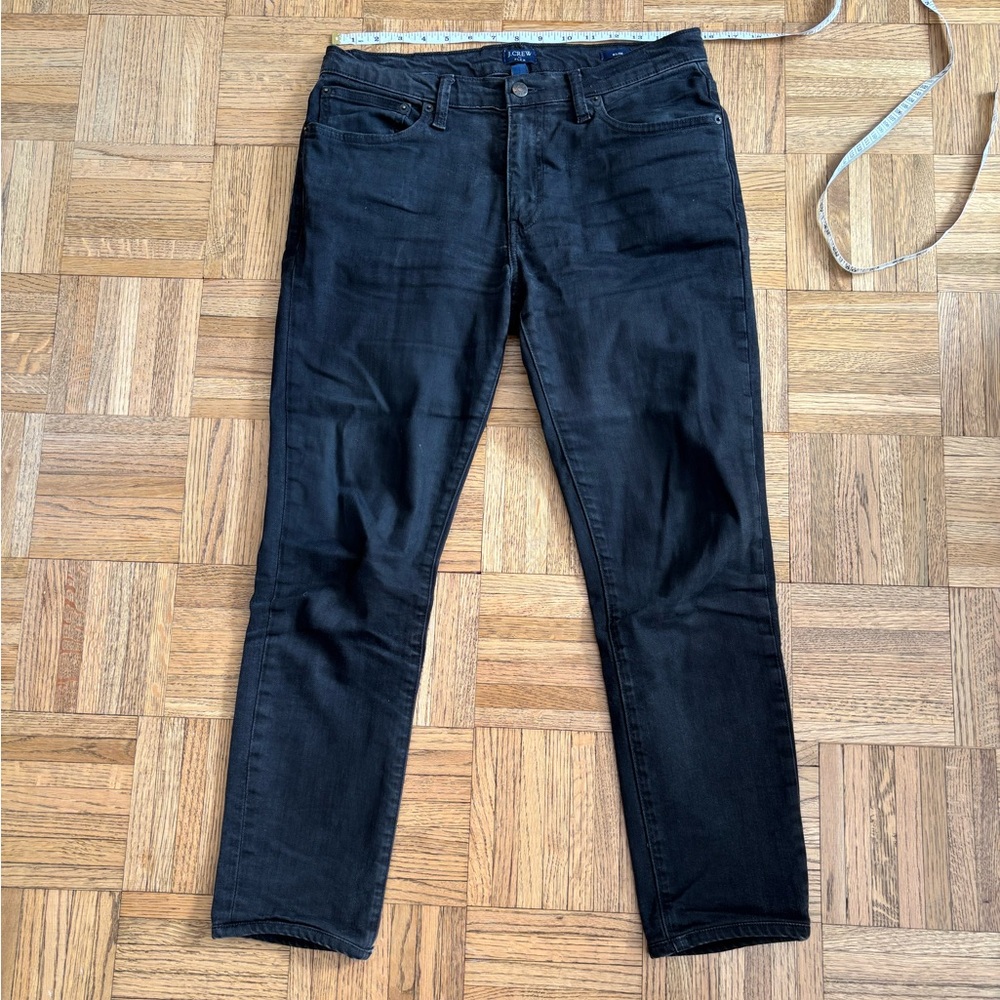 J crew mens black jeans. Waist 31